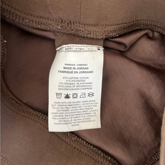 NIKE Classic High Waisted 7/8 Legging Women’s XS Brown - Picture 5 of 7